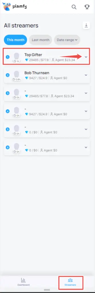 Plamfy — подробный обзор платформы для стримеров регистрация, установка, личный кабинет, агентство и вывод денег 31 annotely image 5