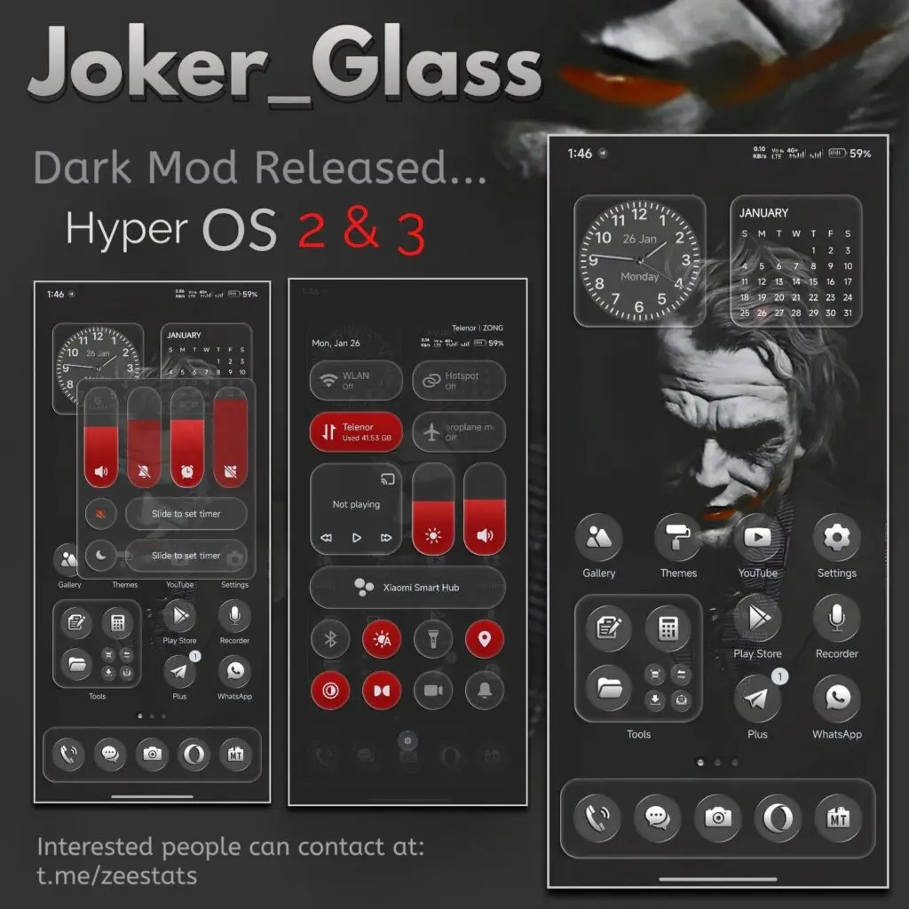 Полный обзор Тема HyperOS JokerGlass: премиальный красно-черный стиль для вашего смартфона 2 photo 2026 07 12 14 35 41