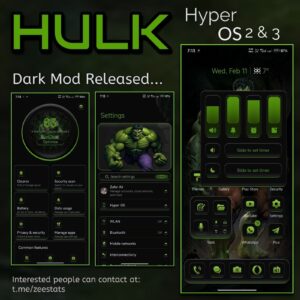 Тема HyperOS Hulk