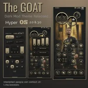 Тема HyperOS The Goat