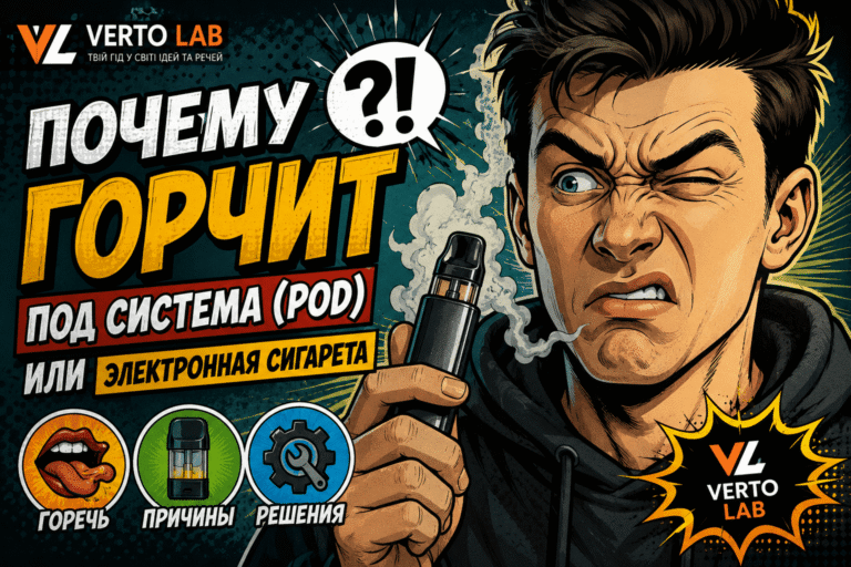 Почему ГОРЧИТ под система (pod) или электронная сигарета