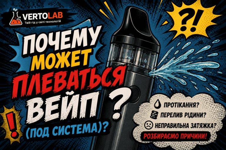 Почему может плеваться вейп (под система)?