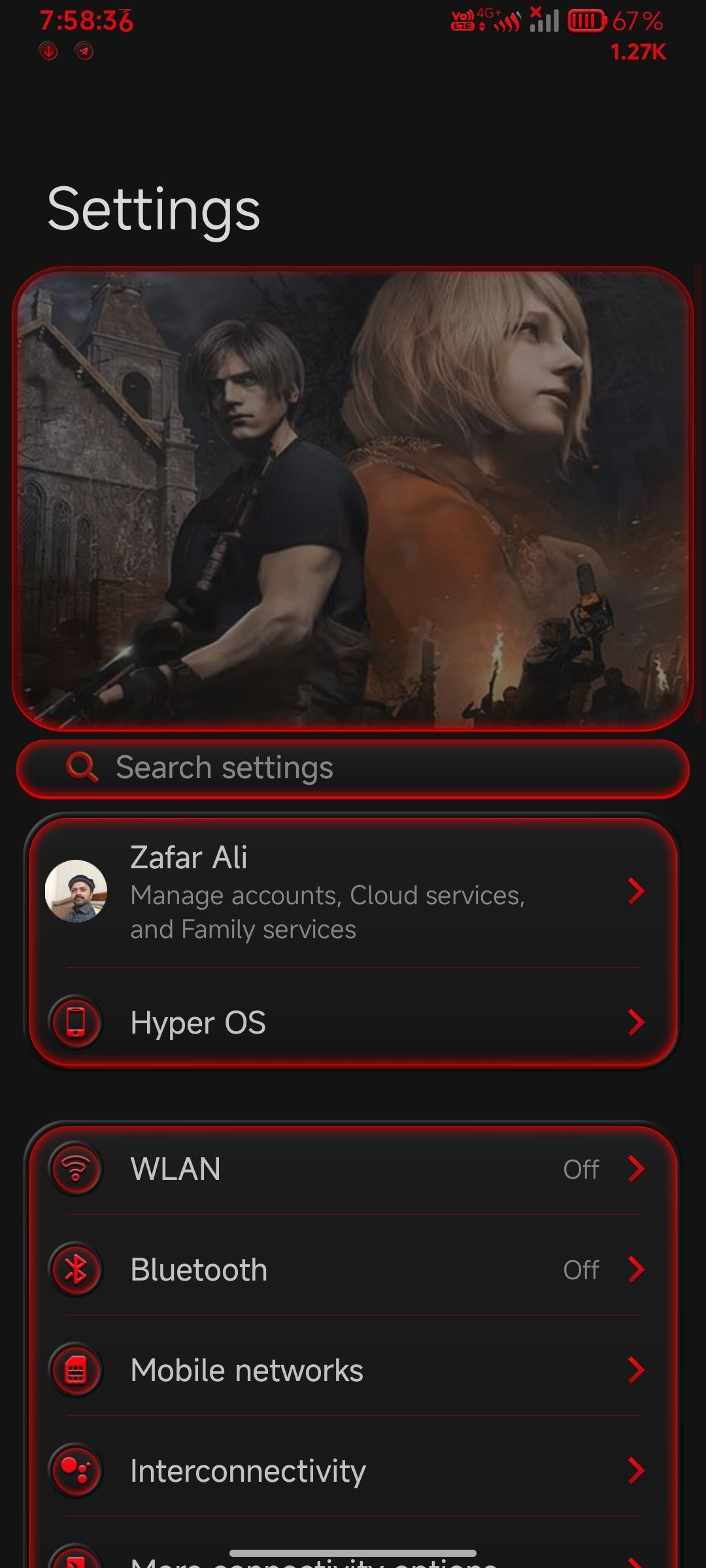Тема HyperOS Resident Evil — изображение 12
