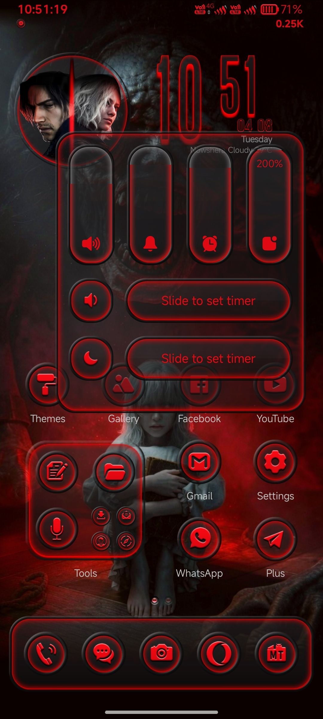 Тема HyperOS Resident Evil — изображение 8