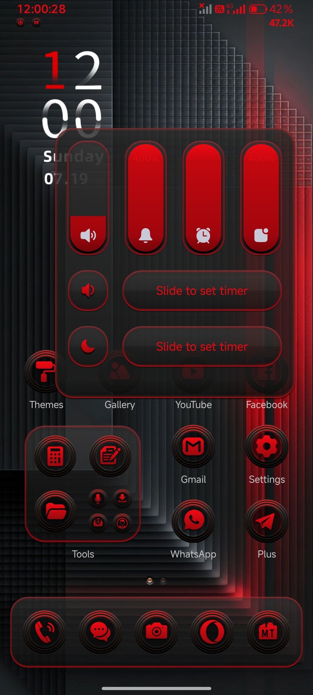 Тема HyperOS Rogue Shadow — изображение 8