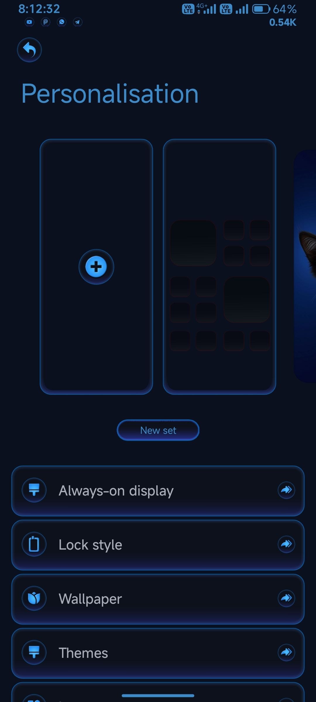 Тема HyperOS Midnight Peek — изображение 4