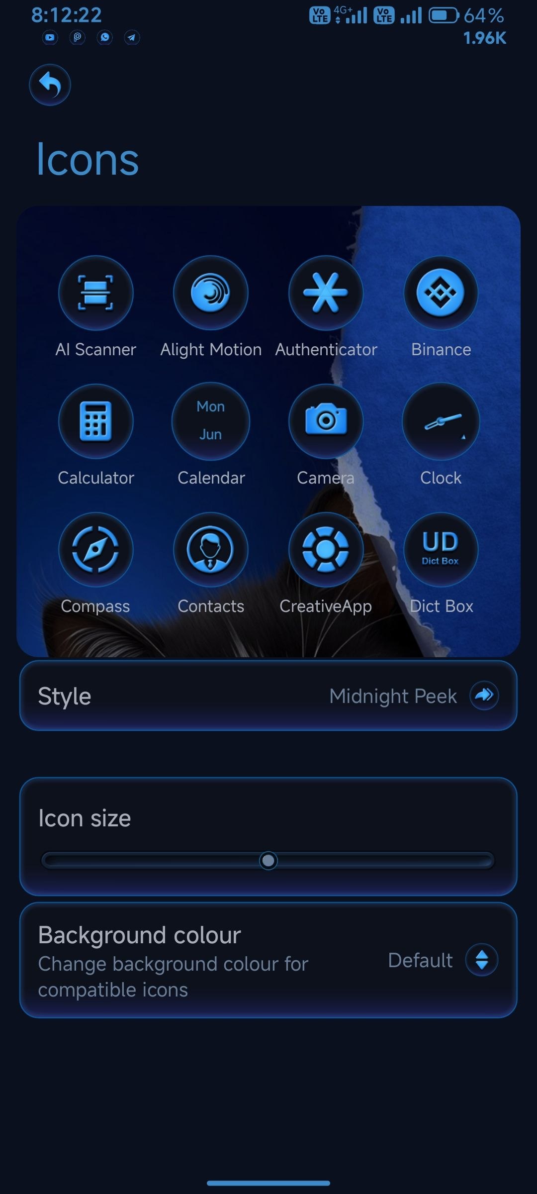 Тема HyperOS Midnight Peek — изображение 5